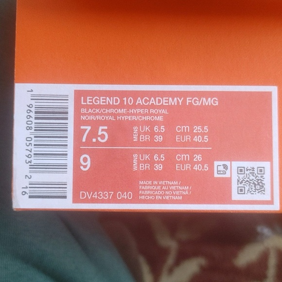 MENS TIEMPO LEGEND 10 CLUB MG SOCCER CLEAT - Picture 4 of 4